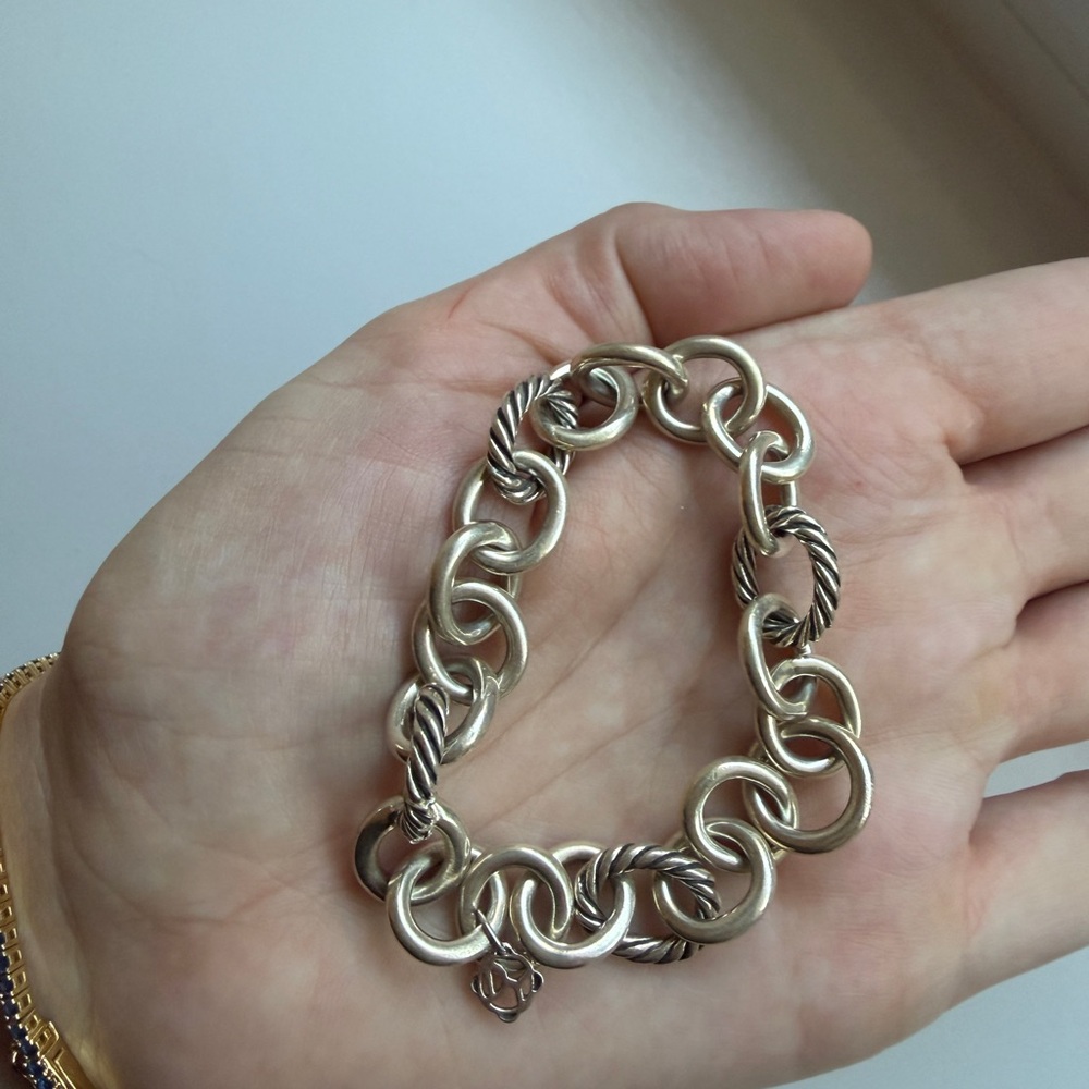 David Yurman chain link bracelet - Picture 2 of 2